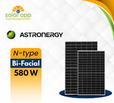 Astro Energy 590W N-Type Bifacial 20BB
