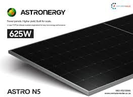 Astro Energy 625W N-Type Bifacial