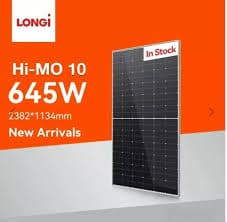 LONGi X10 645W N-Type Bifacial